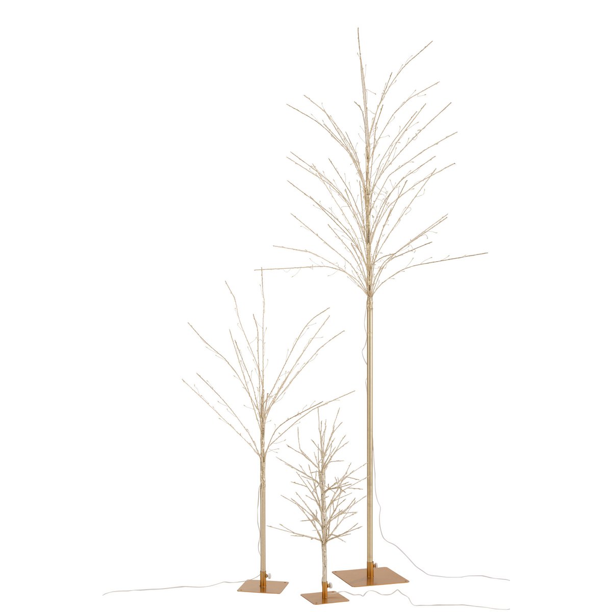 Boom Minimalist met Led goud large