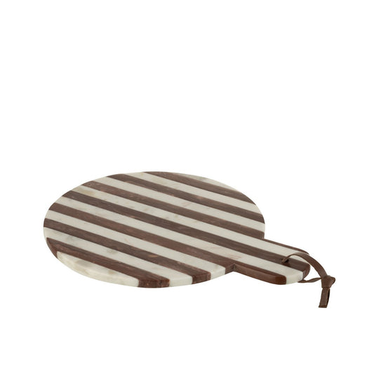 Serveerplank Streep Marmer