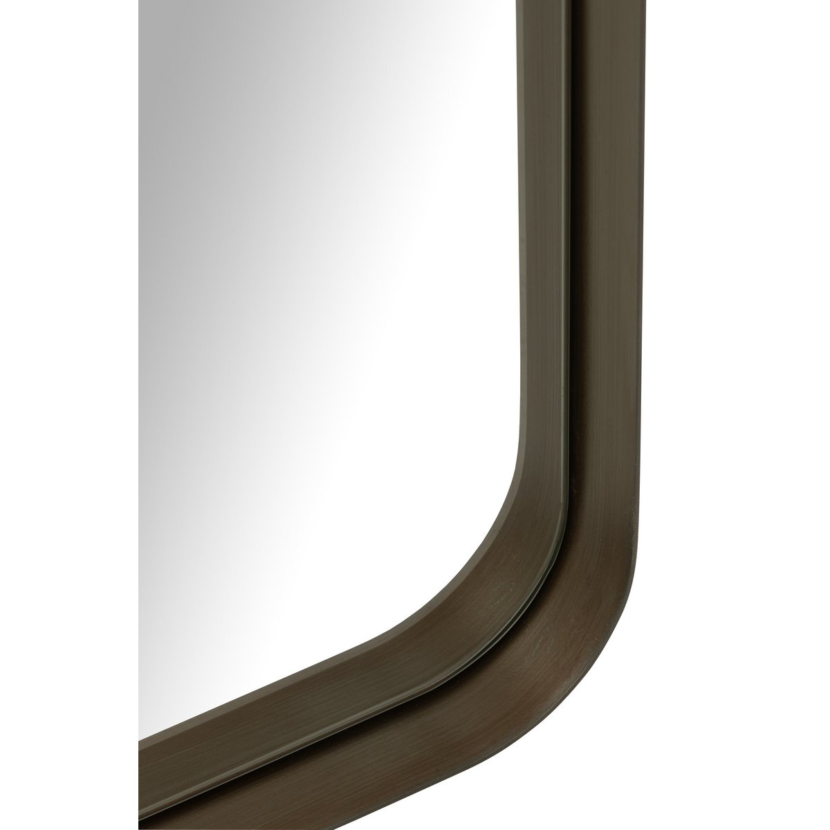 J-Line spiegel Markus - metaal/glas - zwart - small - 160 x 44 cm
