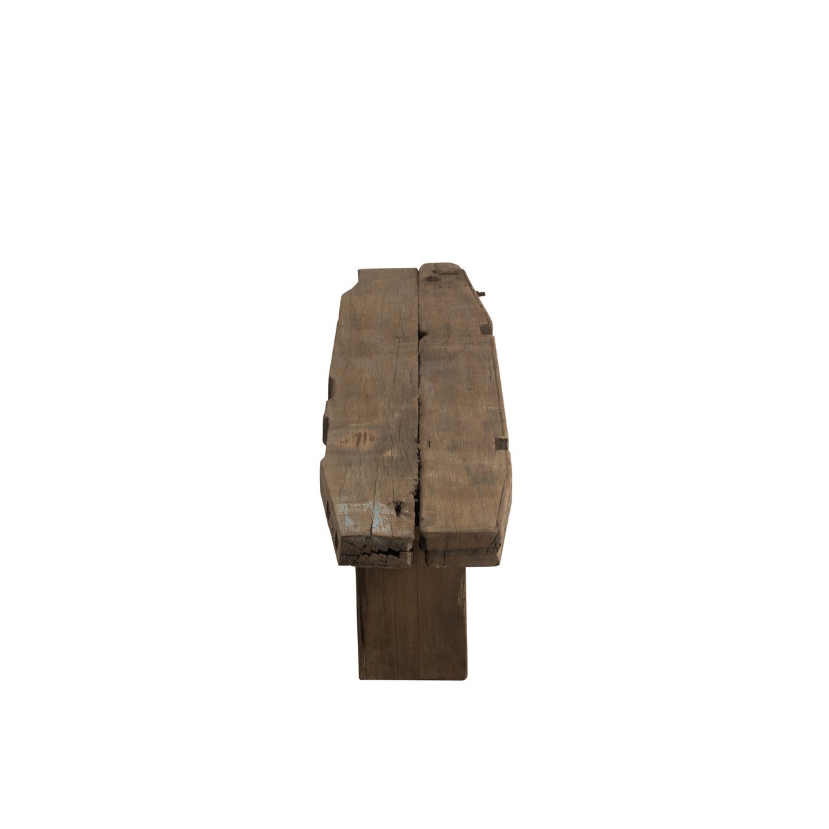 J-Line Brut bank - gerecycleerd hout - bruin