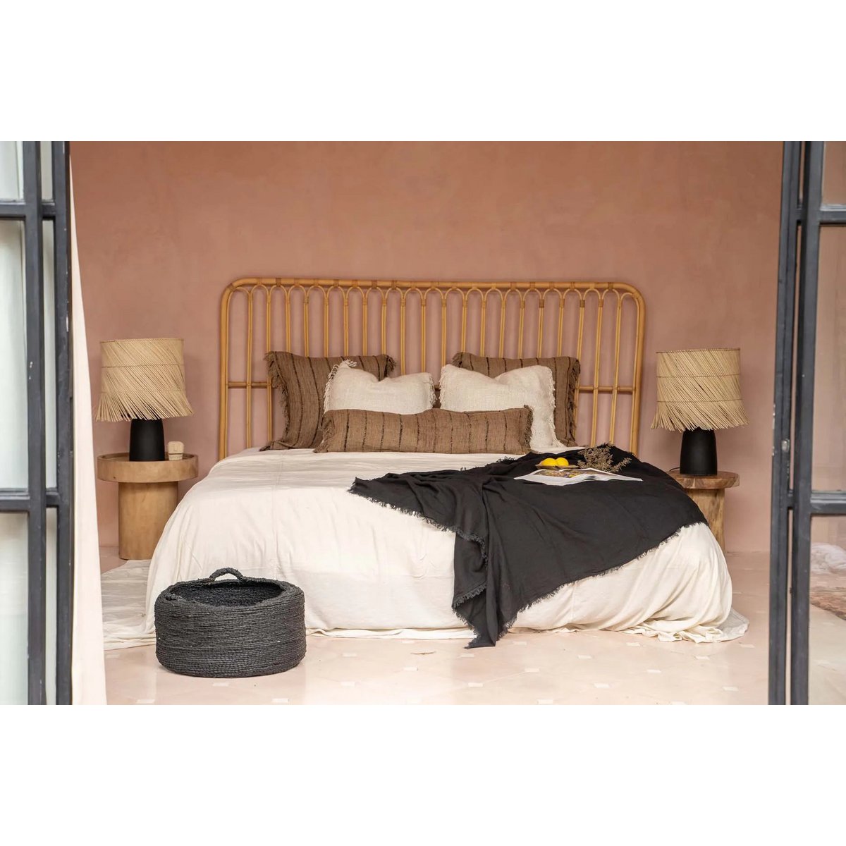 Oh My Gee Kussenhoes - Beige Zwart - 35x100