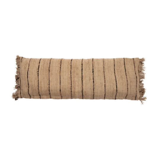 Oh My Gee Kussenhoes - Beige Zwart - 35x100