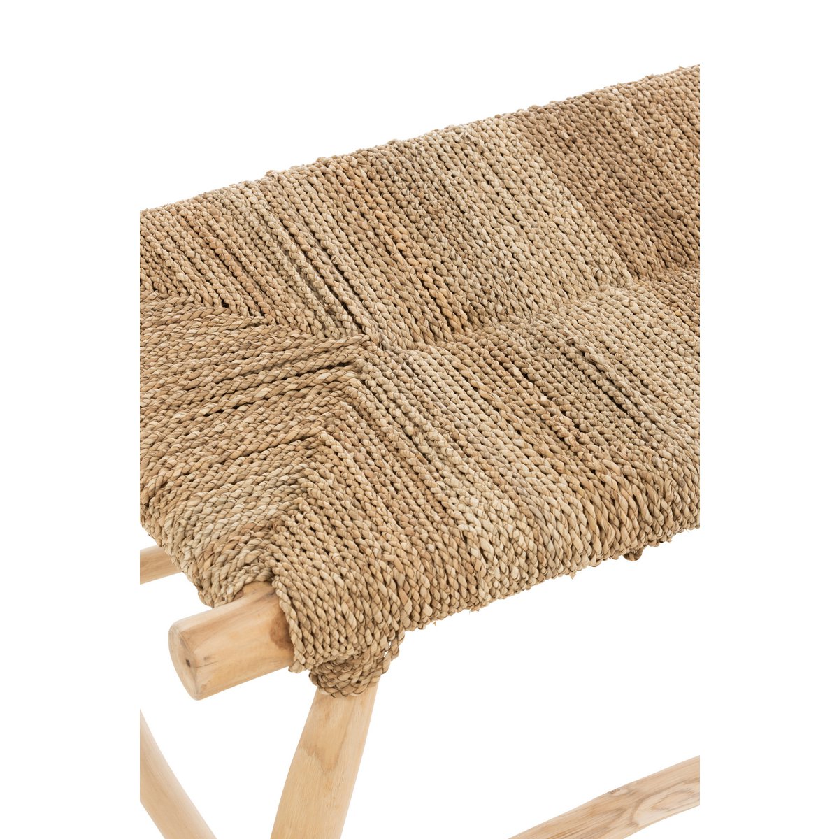 J-Line bank Timo - gras/hout - naturel