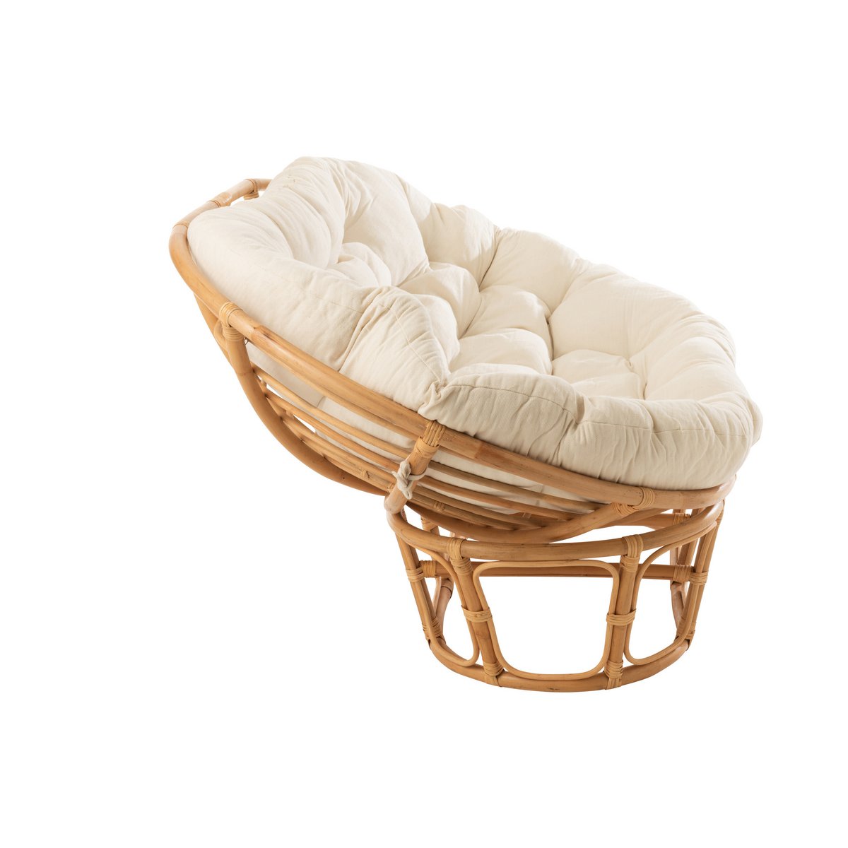 Rotan fauteuil met kussen