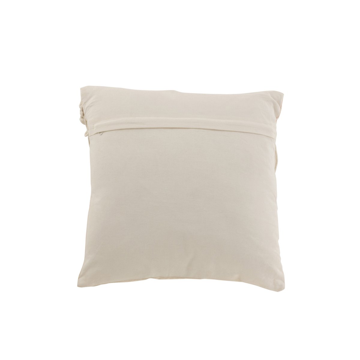 J-Line kussen Cosy - katoen - gebroken wit - small