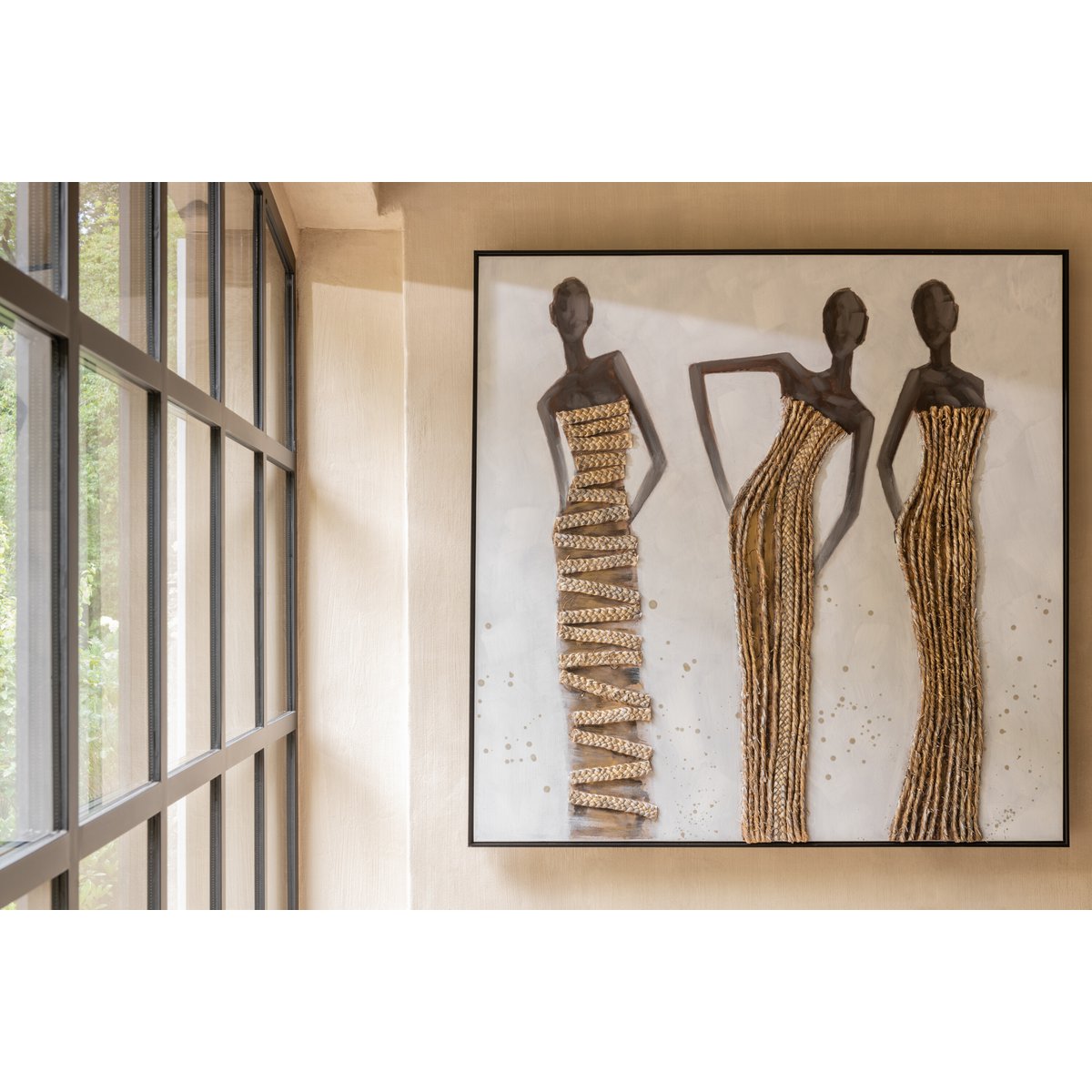 3 Afrikaanse Vrouwen Wanddecoratie