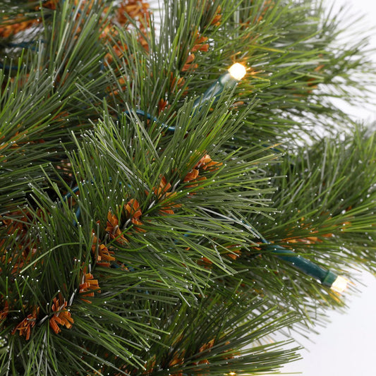 Forest Frosted Guirlande met LED Verlichting - L270 cm