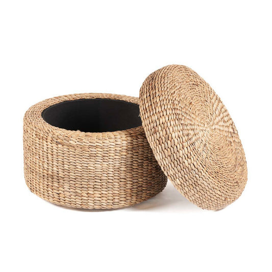Der Circle Aufbewahrungs-Pouf - Natur