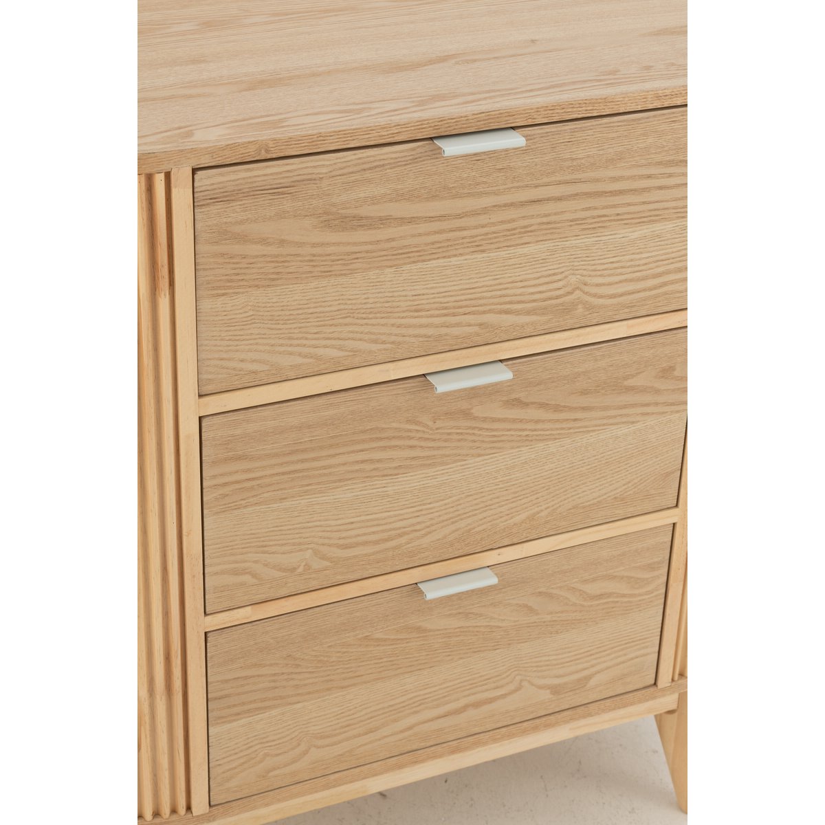 J-Line kast Rond - dennenhout - naturel - large