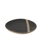 Bord  Keramiek zwart/taupe small