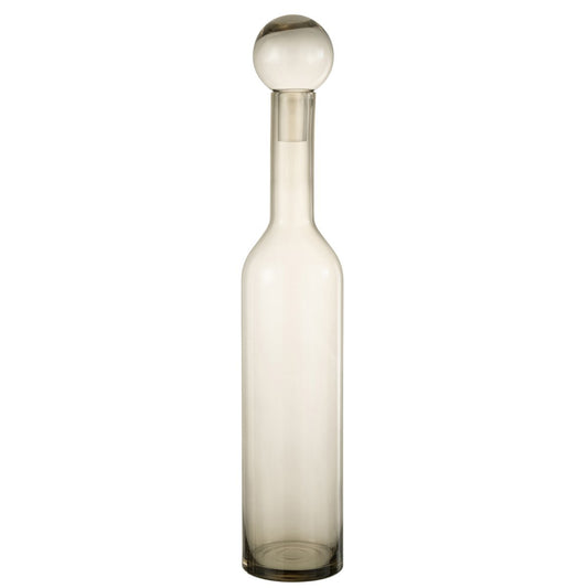 J-Line Deco Norma fles - glas - grijs - L