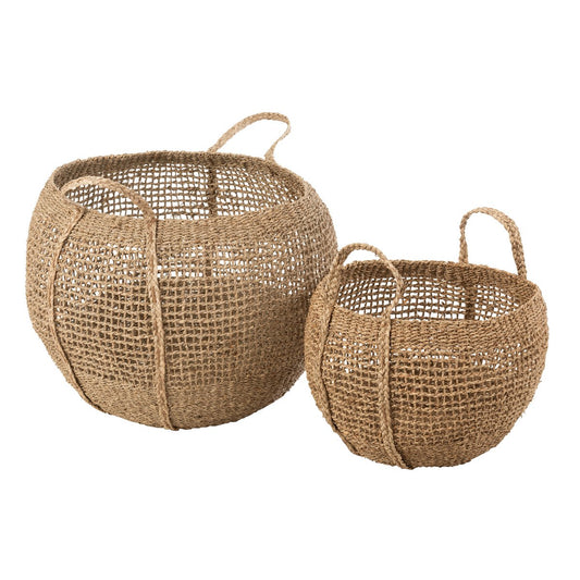 J-Line Set Van 2 Manden Tosai Zeegras Naturel