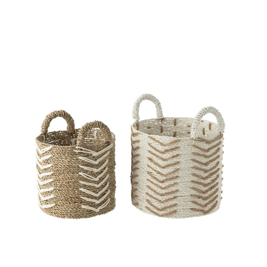 Set van Twee Manden Chevron