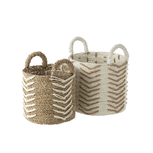 Set van Twee Manden Chevron