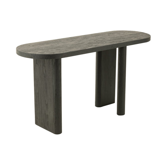 Sidetable Teak zwart