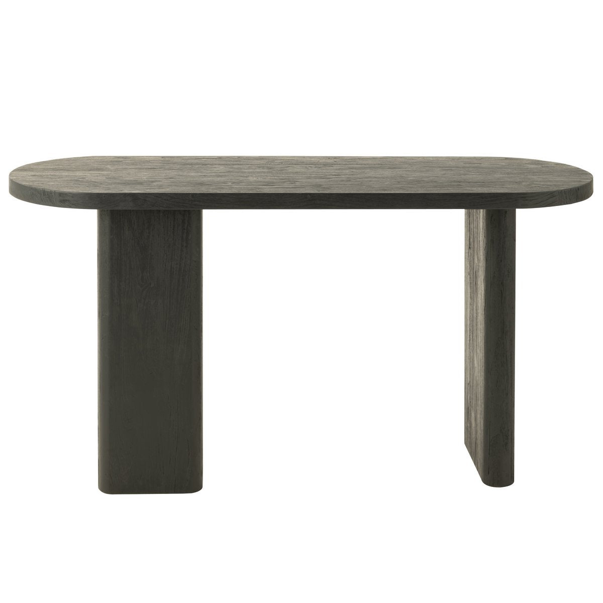 Sidetable Teak zwart