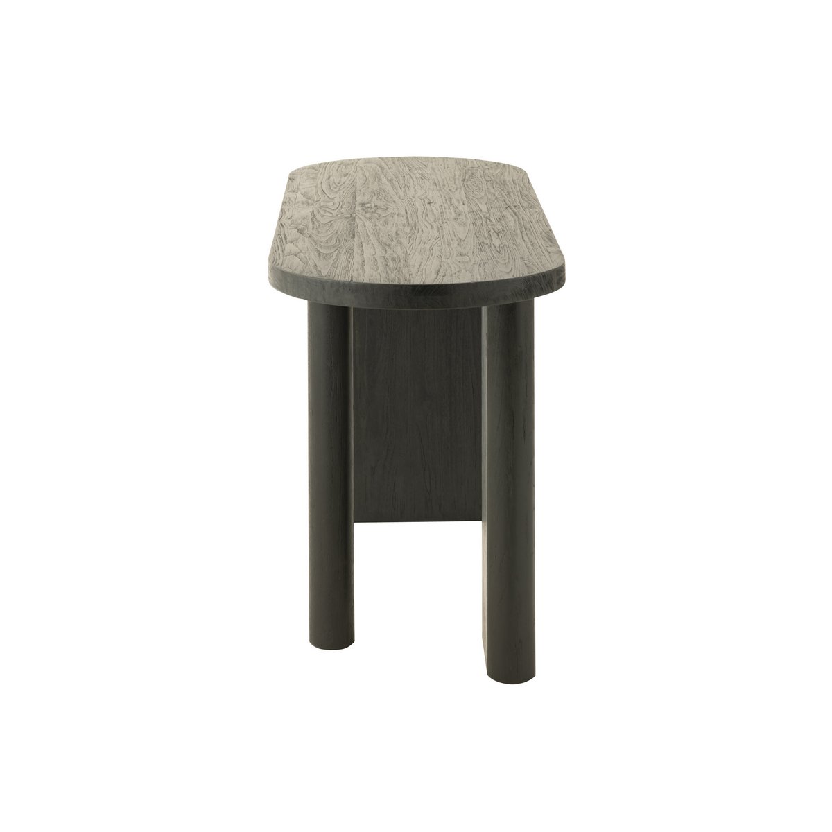Sidetable Teak zwart