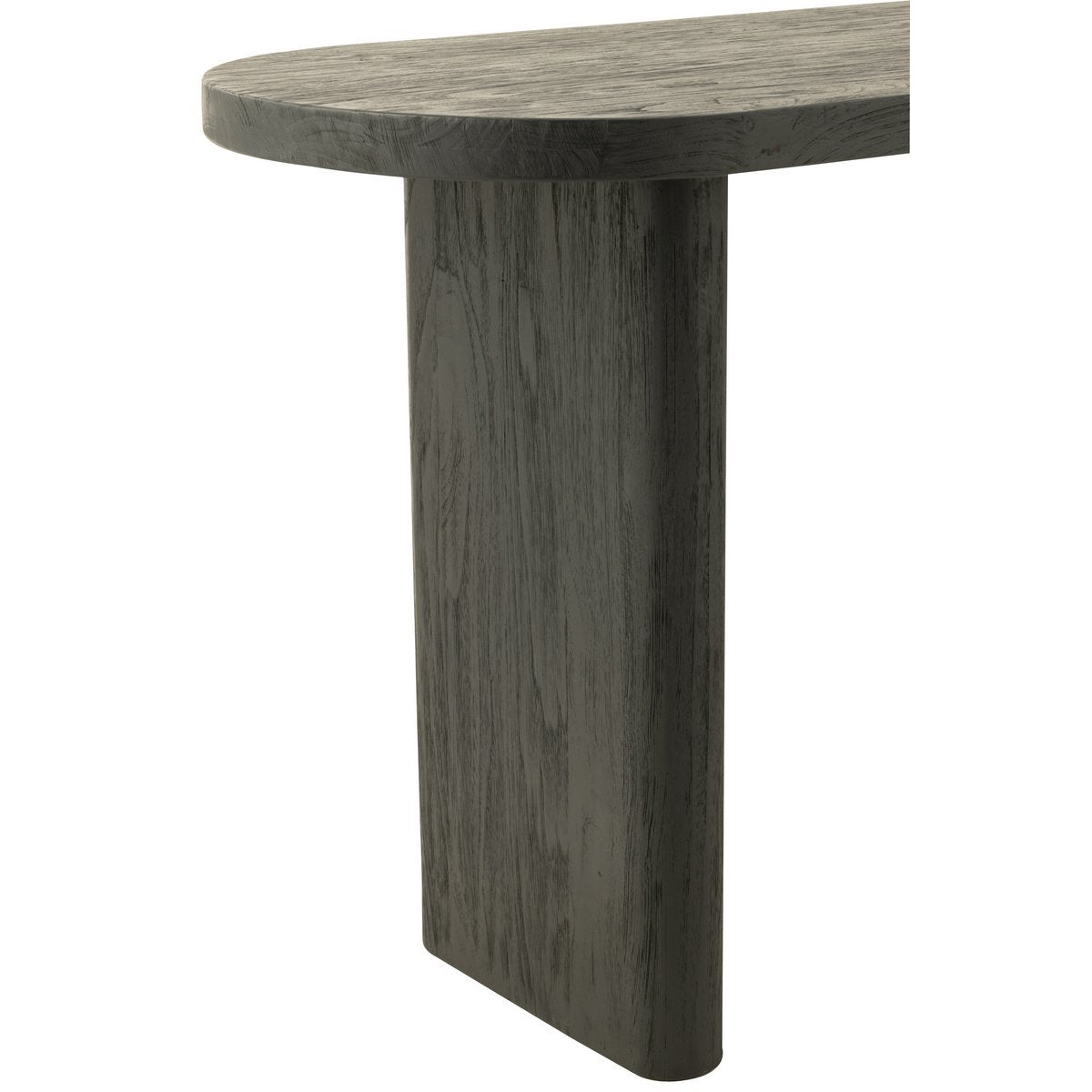Sidetable Teak zwart