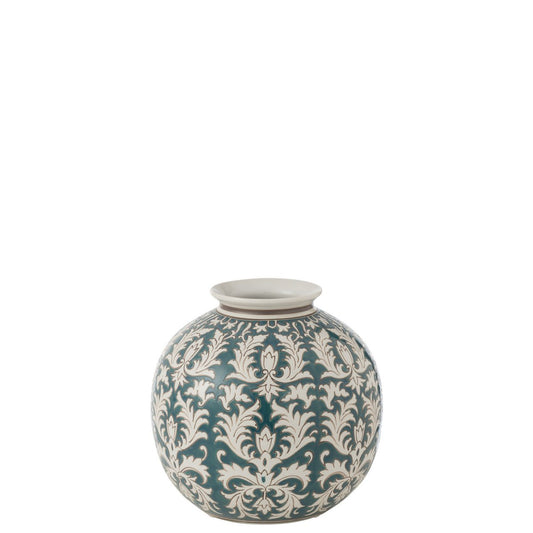 Vaas Victoria groen/wit - Ø 26 cm