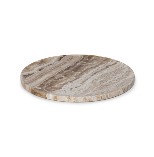 Sandal Dienblad onyx rond 40cm