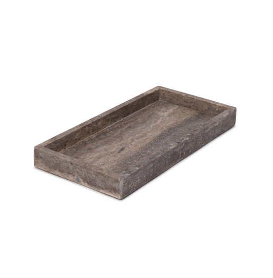Titanium Dienblad travertine tray 15x30cm