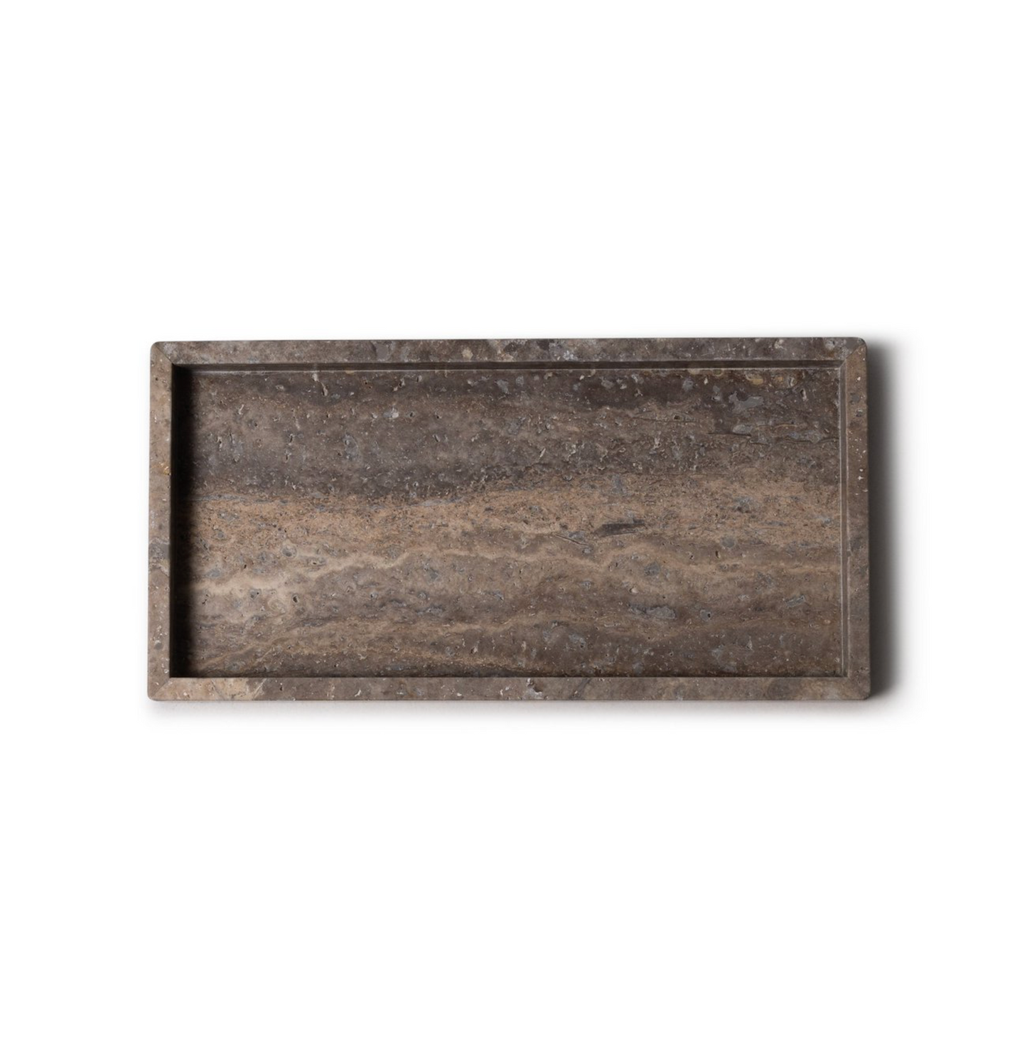 Titanium Dienblad travertine tray 15x30cm