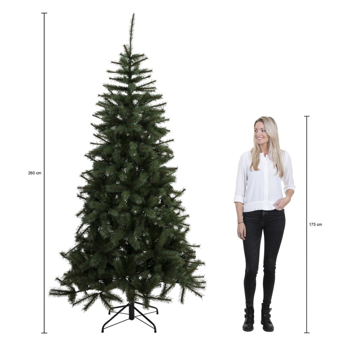 Forest Frosted Kunstkerstboom - H260 x Ø168 cm