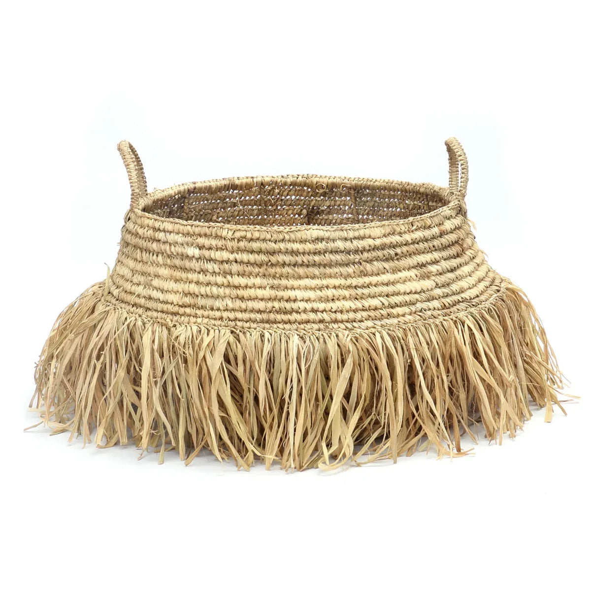 De Raffia luxe mand L