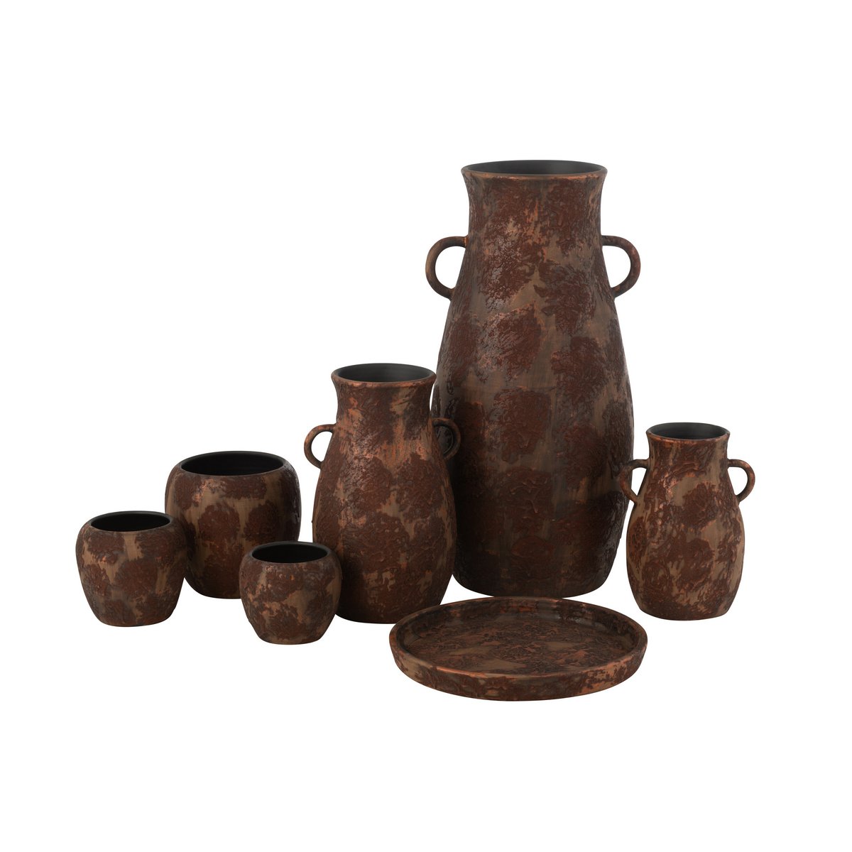 Vaas Amhorre Terra large - 70 cm hoog