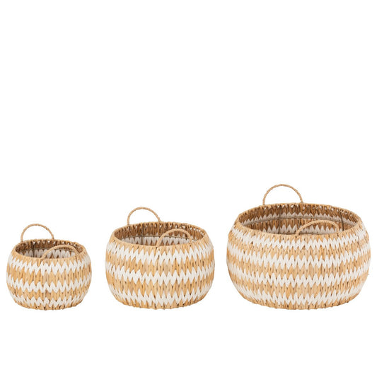 J-Line manden Lys - gras - naturel/wit